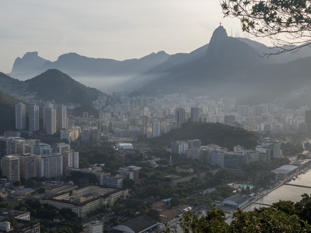 View from Sugar Loaf Mountain Rio de Janeiro Brazil
