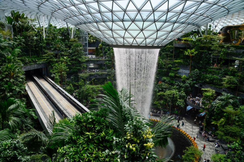 The Rain Vortex in The Jewel, Singapore
